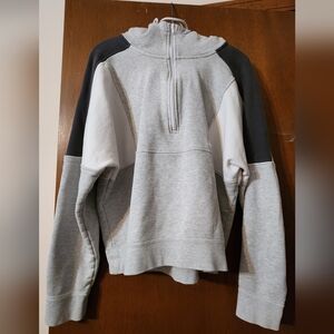 Nike Women’s Gray, White & Black Zip Pullover